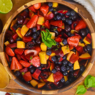 Melons, Berries & Stone Fruit Salad (4)