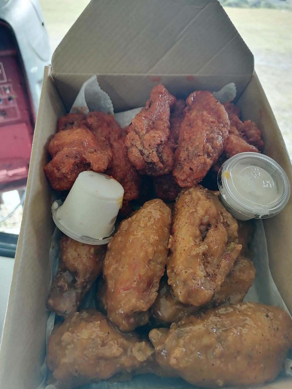 Chicken Wings with Fries (5)