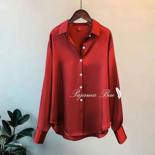 Formal collar shirt RED