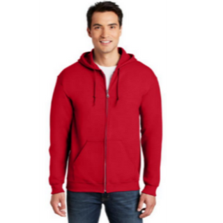 Cotton/ Polly Full-Zip Hoodie