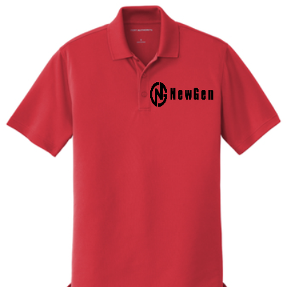 Men's Port Authority Polo-Red Main Image