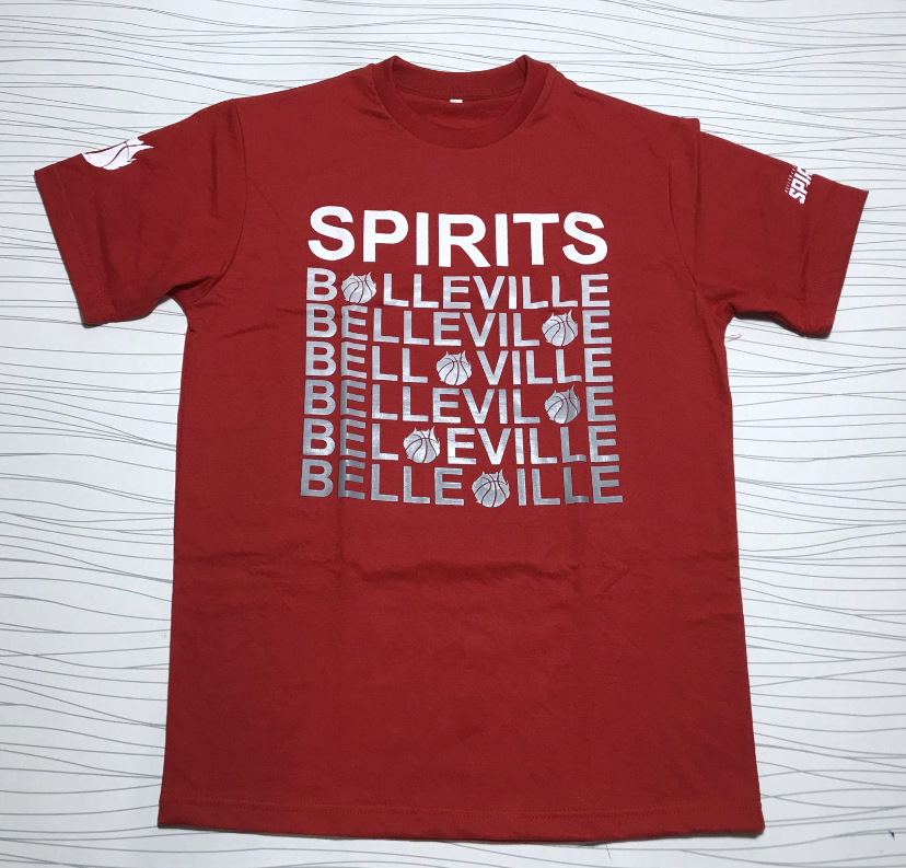 SPIRITS OF BELLEVILLE T-SHIRT (RED) Main Image