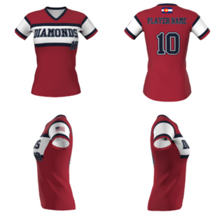 Sublimbated Jersey - Red Throwback