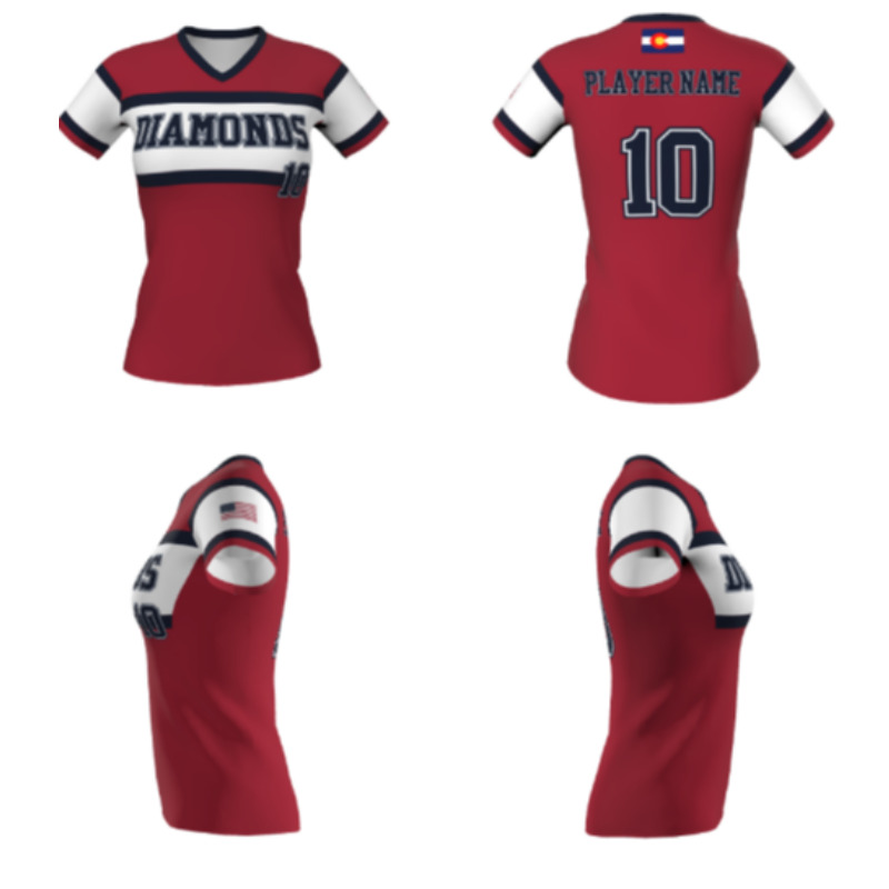Sublimbated Jersey - Red Throwback