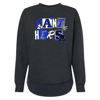 Panthers Patchwork Weekend Crewneck