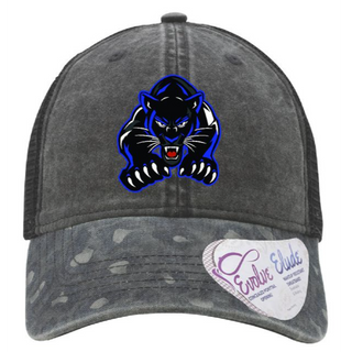 The Mascot on Panther Print Hat