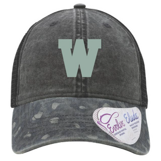 Reppin' the W on Panther Print Hat