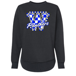 Checkered Out Weekend Crewneck