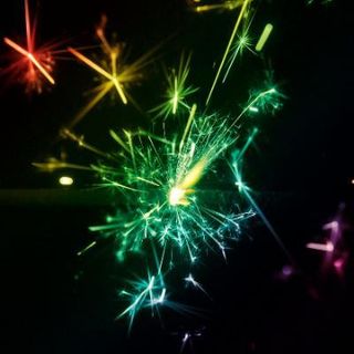 15 Cm Sparklers Colour (Green) - 1 Box (10 Pcs)