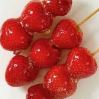 Tanghulu (Fruit with crunchy, sugary shell)