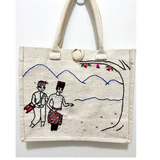 Handle Bag ( Kachin Couple)