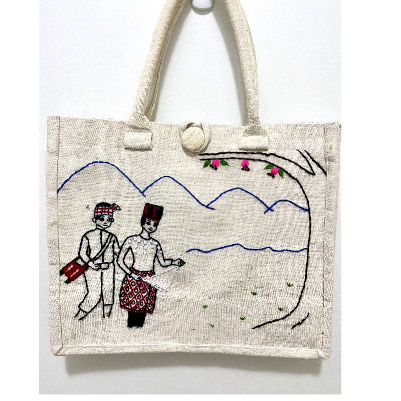 Handle Bag ( Kachin Couple) Main Image