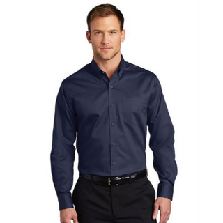 *****DIRECTORS / SUPERVISORS ONLY ! ***** Men's Long Sleeve Navy Collar Shirt S1160