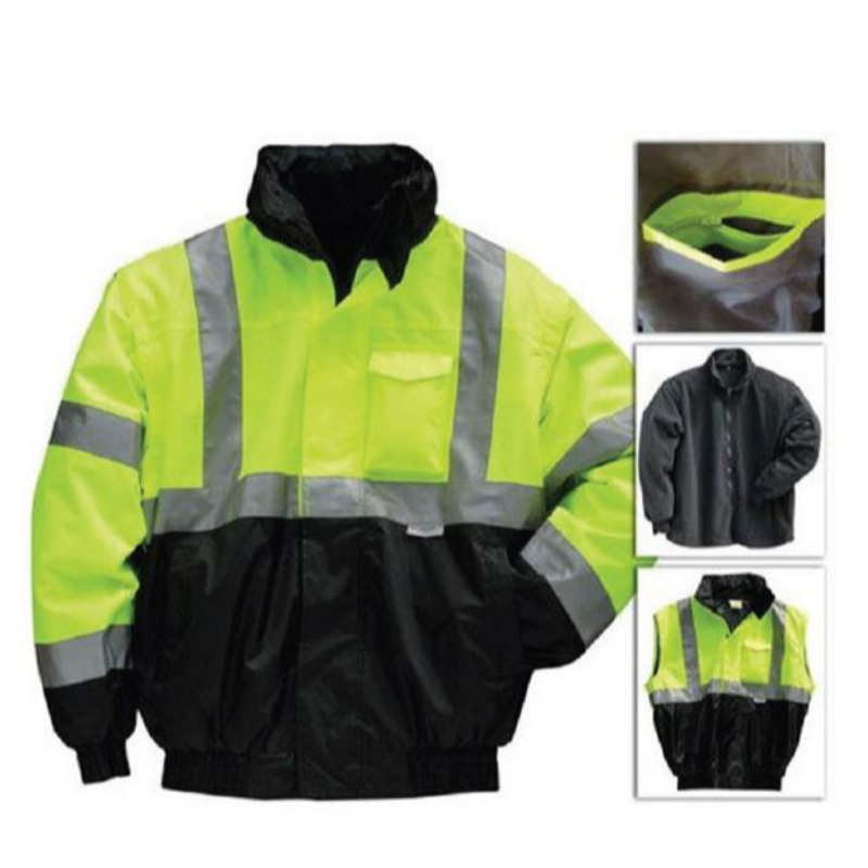 Hi Vis Reflective Bomber Jacket J136 Main Image