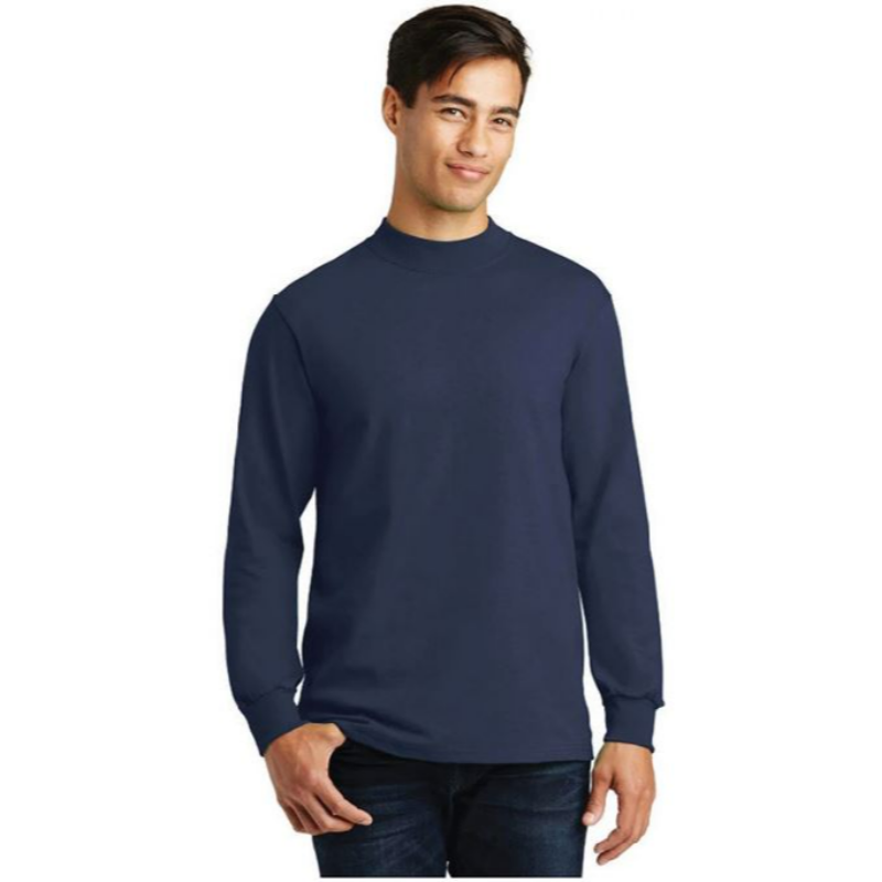 Turtleneck Sweatshirt Navy S285 Main Image