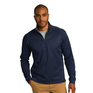 *****DIRECTORS / SUPERVISORS ONLY ! ***** Vertical Texture 1/4 Navy Zip Pullover J455