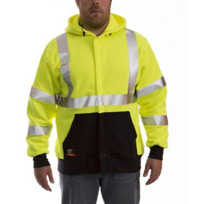 Hi Vis FULL Zip Up Sweatshirt SW372 Main Image