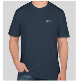 Small LB Logo T-Shirt - Navy  Image
