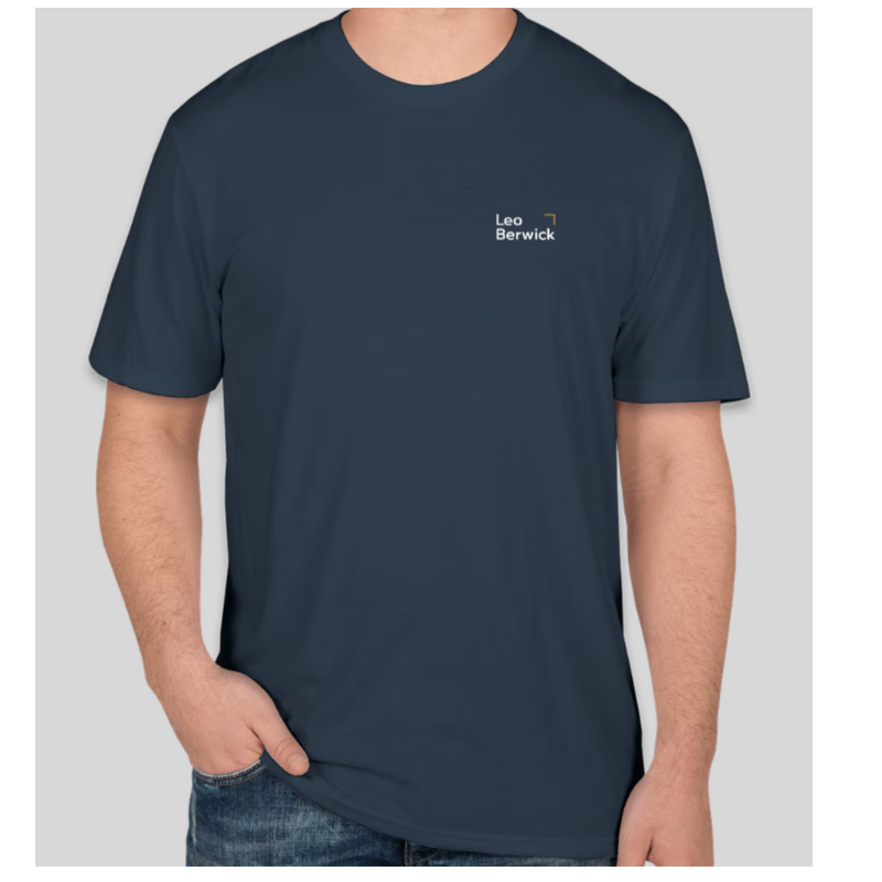 Small LB Logo T-Shirt - Navy  Large Image