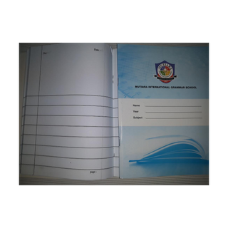Half Line/Half Blank Exercise Book