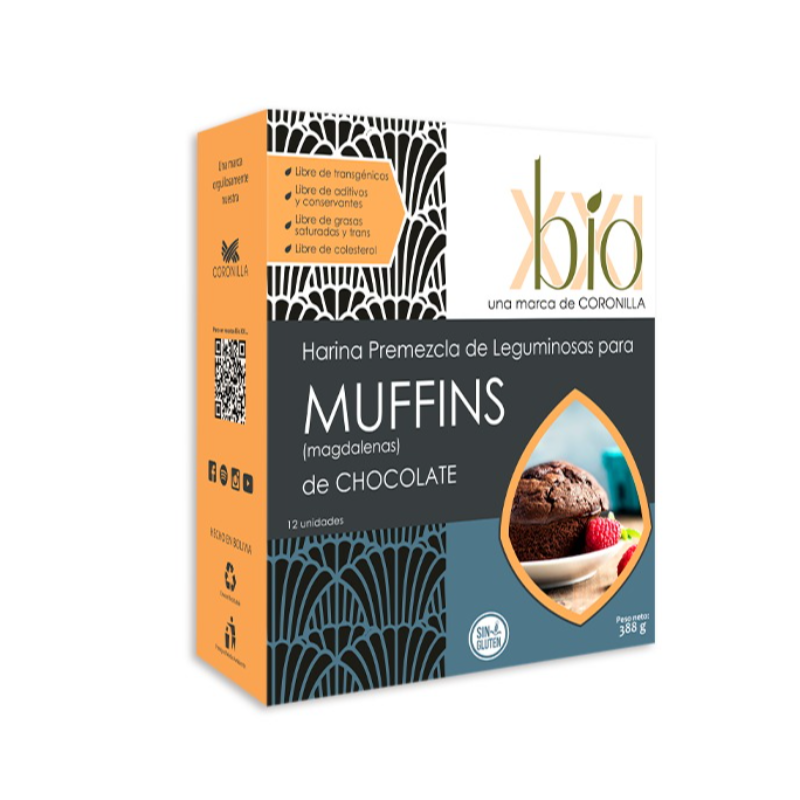 051- PREMEZCLA Muffin de Vegetales con chocolates (250 grs.) 