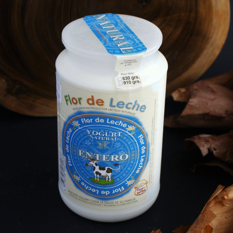 010 - Flor de Leche Yogurt  Natural Entero (910 grs) Main Image