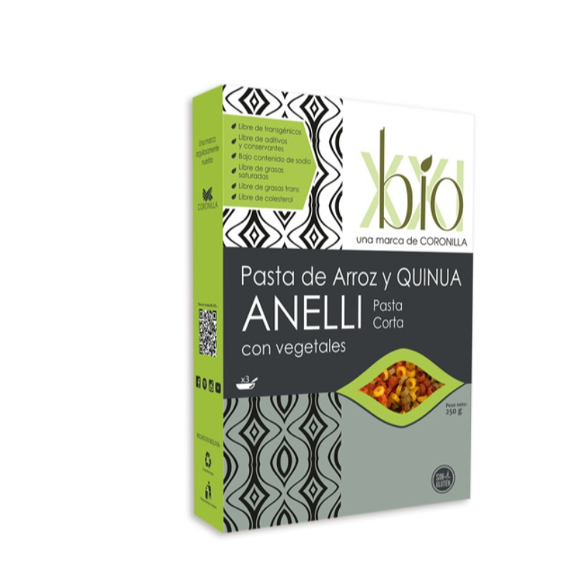 051- ANELLI VEGE de quinua, arroz y vegetales  (250 grs.) 1