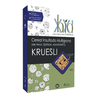 051- KRUELI Cereal Insuflado multigrano de arroz , quinoa y amaranto (200 grs.) 