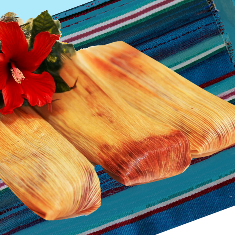 Vegan - Hibiscus Flower (half dozen $3.00 per tamale) Main Image