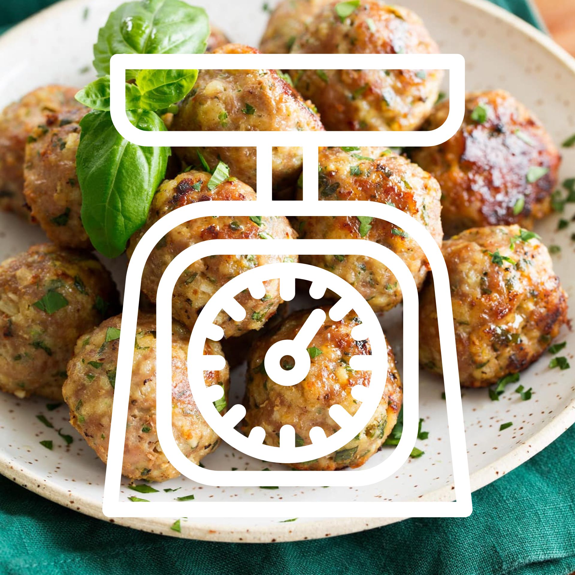 Ground Turkey Meatballs Extra Ounces Main Image