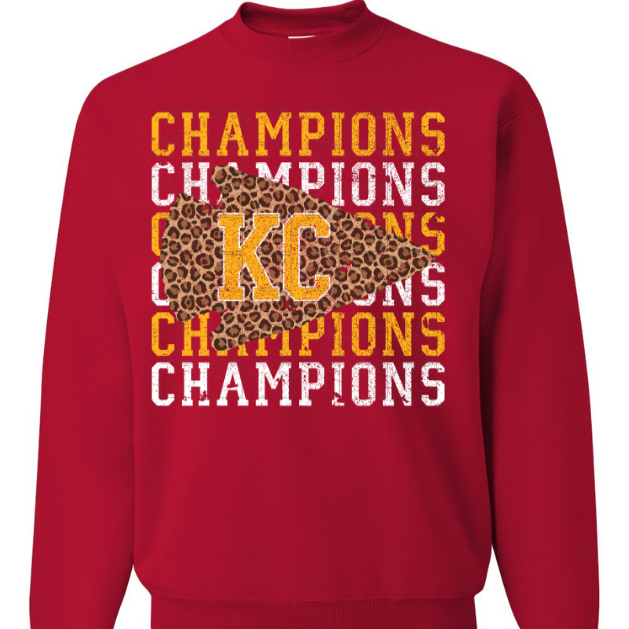 Kansas City football sweatshirts