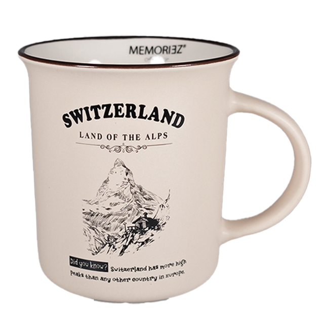 MUG 30-1-2-6 M Story Mug Land of the Alps - Sand MATT