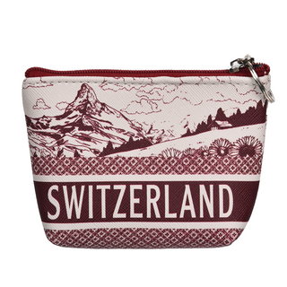 30-19-5-12 Coin Bag IV- Switzerland Bugundy 