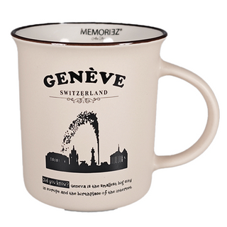 MUG 36-1-2-6 M Story Mug GENÈVE - Jet d'eau - Sand MATT