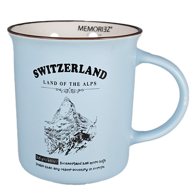 MUG 30-1-2-3 M Story Mug Land of the Alps - L.Blue MATT