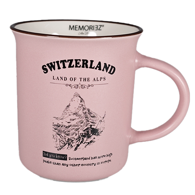 MUG 30-1-2-1 M Land of Alps - Pink MATT