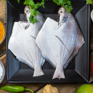 Black Pomfret Fish / Vavval - 1.1 LB