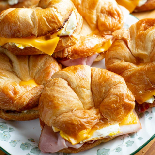 Egg and Cheese Croissant Sandwich