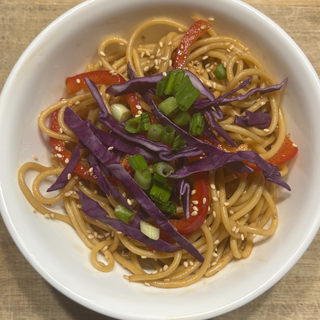 Half Size: Sesame Noodles with Side Salad (Tuesday)