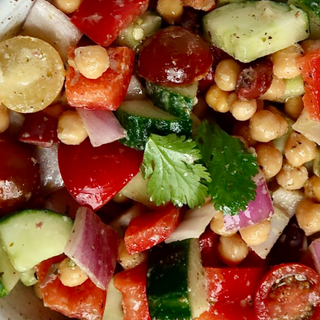 Greek Vegan Side Salad (Wednesday) 