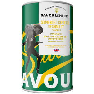 Savoursmiths Somerset Cheddar and Shallot Tin 100g