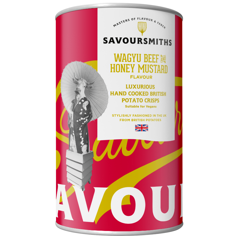 Savoursmiths Wagyu Beef with Honey Mustard Tin 100g (VEGAN) Main Image