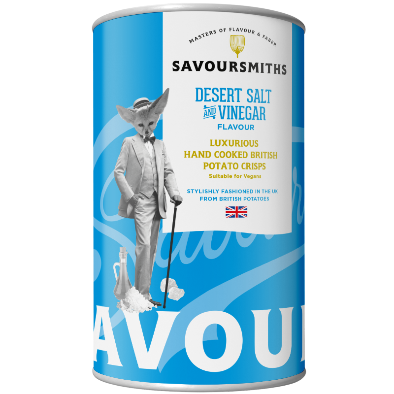 Savoursmiths Desert Salt & Vinegar Tin 100g Main Image