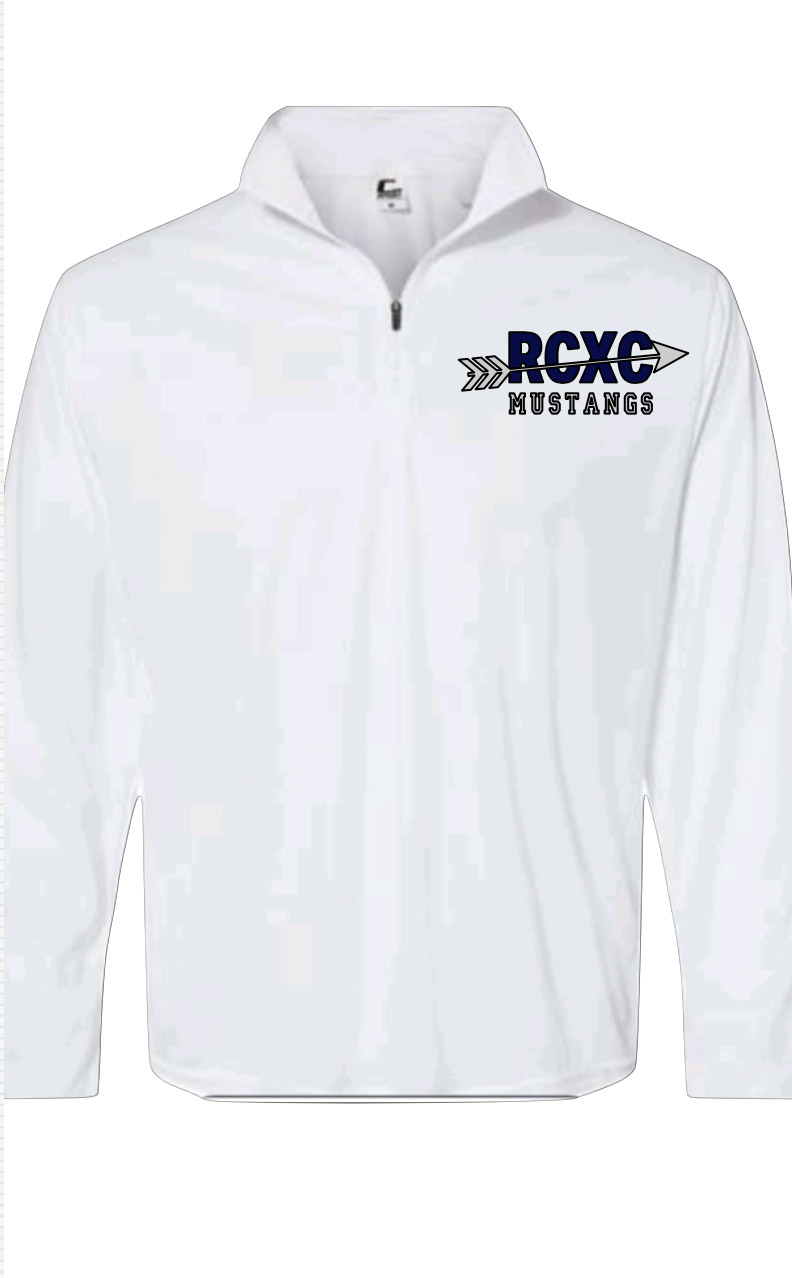 White Quarter Zip
