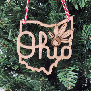 Ohio State Script Ornament