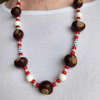 "OSU" Buckeye Necklace