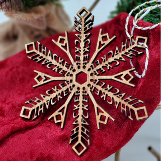 Personalized Name Snowflake