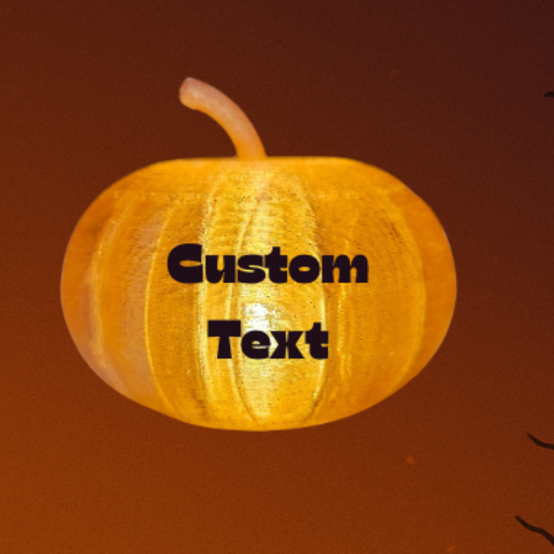 Custom Text Pumpkin