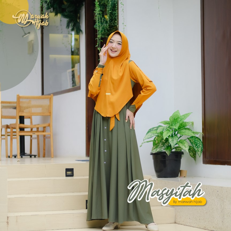 Set Khimar Army  Main Image