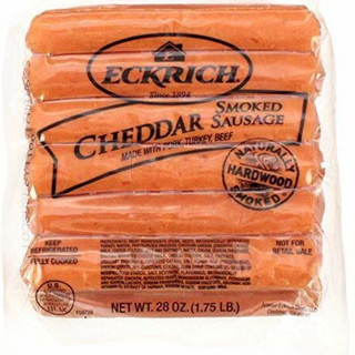 Eckrich Cheese Sausage 6/28 oz packages